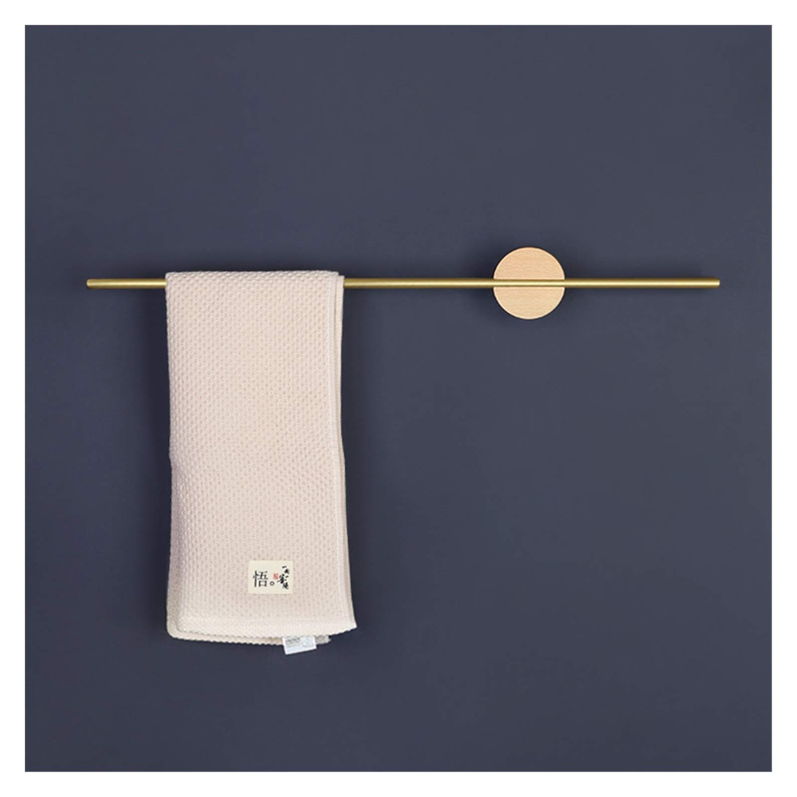 Towel Rail Small Towel Rail Hand Towel Holder For Bathroom And Kitchen Self  Adhesive Towel Towel Rack Wall Mounted Brushed Brass 50cm 60cm (Color :  STYLE B, Size : Medium) : Amazon.co.uk: