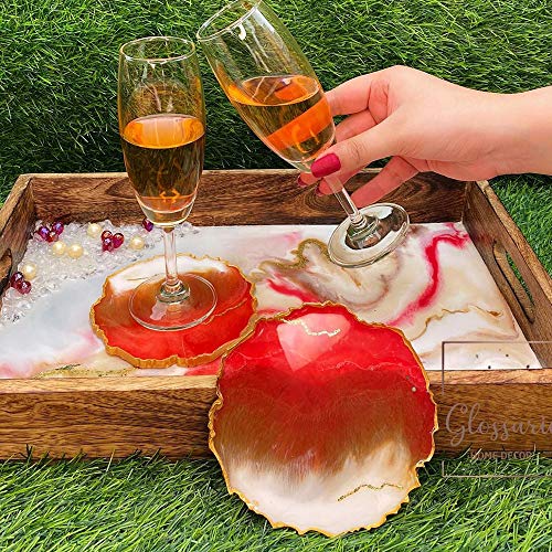 3pc Resin Silicone Molds,DIY Resin Molds Wine Glasses Holder Resin