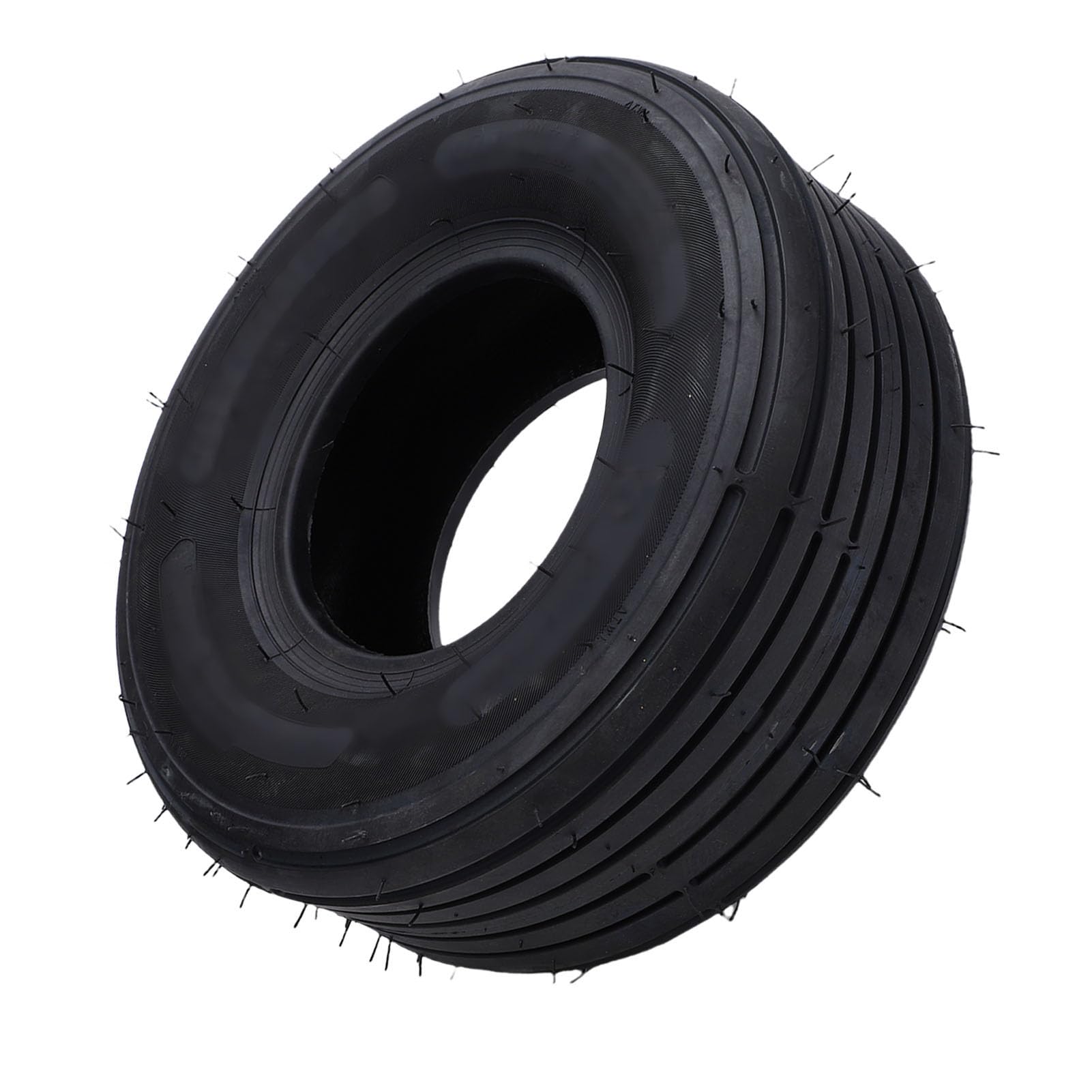 aqxreight 15x6.00 6 Turno de Césped Tiradora de Cortacésped 4PLE Capacidad de Carga de 440 Libras sin Tuberías de Servicio Pesado con Rueda de 6 Pulgadas para el Carro de la