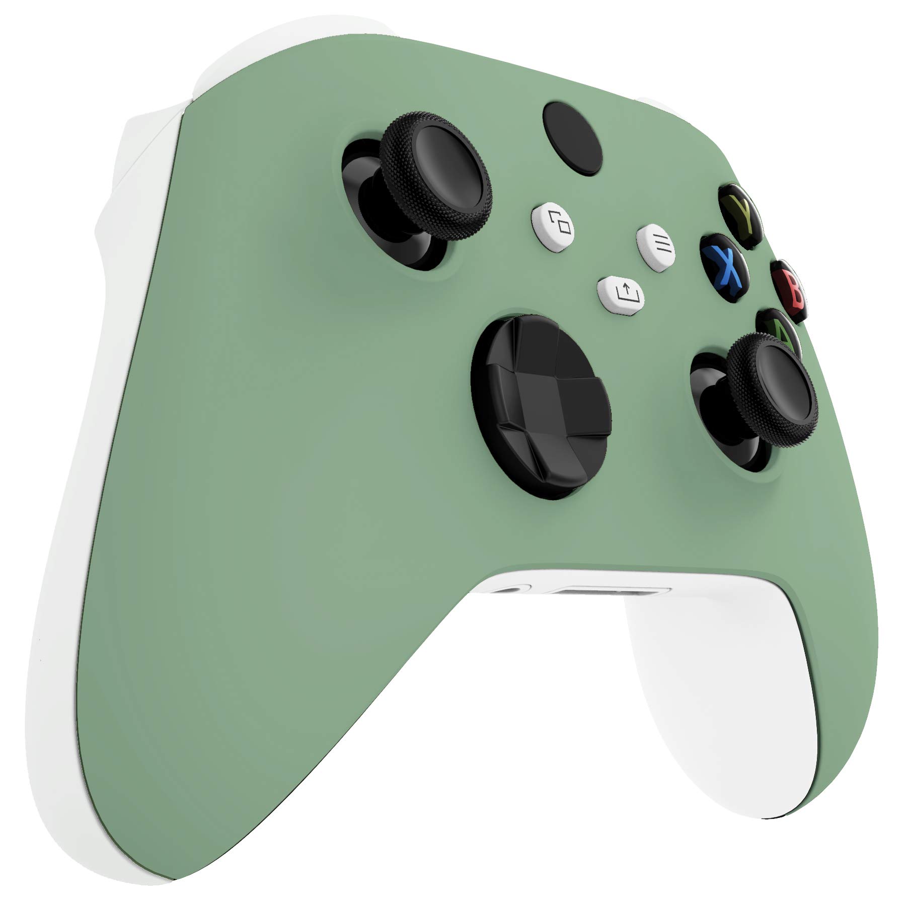 eXtremeRate Front Case für Xbox Series X/S, Matt Vordere Hülle Gehäuse Skin Shell Ersatzteil Set für Xbox Core Controller Model 1914(Matcha Grün)-Controller Nicht enthalten - 5