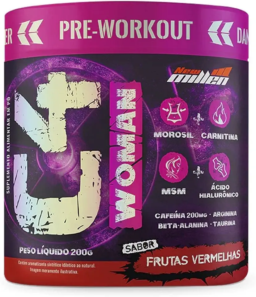 C4 Woman (200g), Frutas Vermelhas, New Millen