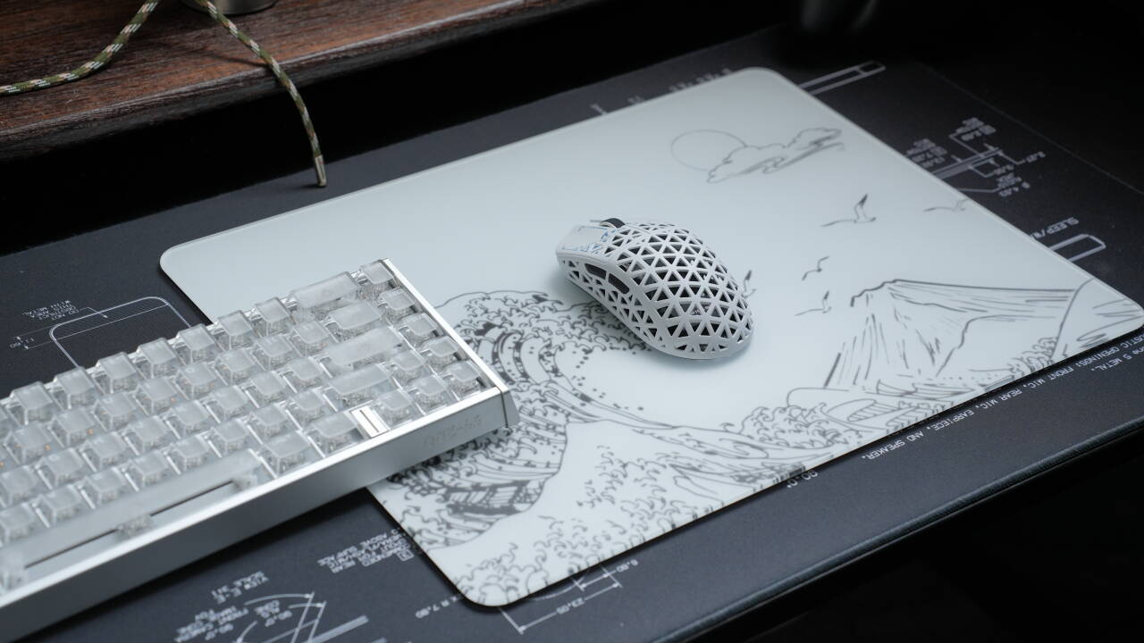 Amazon.com: Attack Shark CM05SE Glass Gaming Mousepad,Nano-Micro