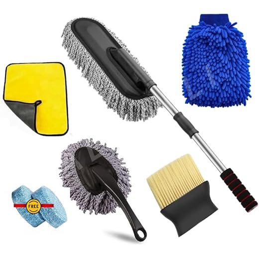 Car Duster Cleaning Accessories Kit 5 Pcs