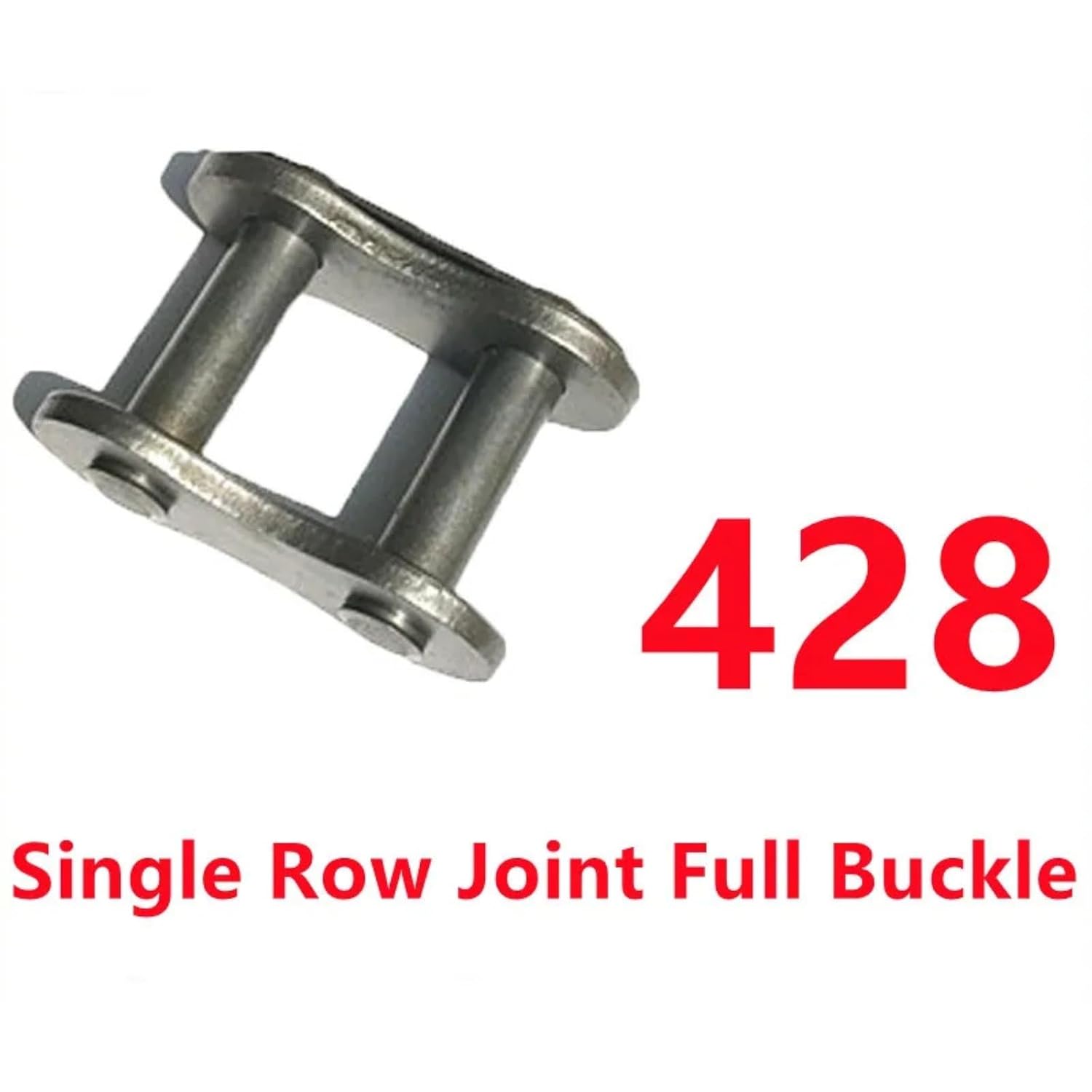 1pcs Motorcycle Chain Buckle Ring Link 428 530 630 Connector Single Row Double Row Full Buckles Half Buckles Link Join(530 Full Buckles-2)