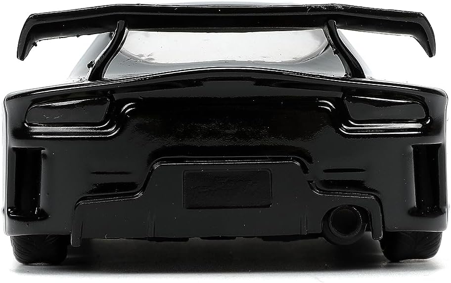 Jada Marvel 1:32 Black Panther 1995 Mazda RX7 Widebody Die-Cast Car & 1.65” Black Panther Figure, Toys for Kids and Adults