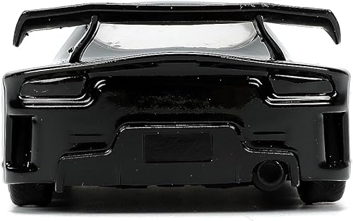 Miniatura 4 de Marvel 1:32 Black Panther 1995 Mazda RX7 - Coche fundido a presión y figura de pantera negra de 1.65 pulgadas, juguetes para niños y adultos