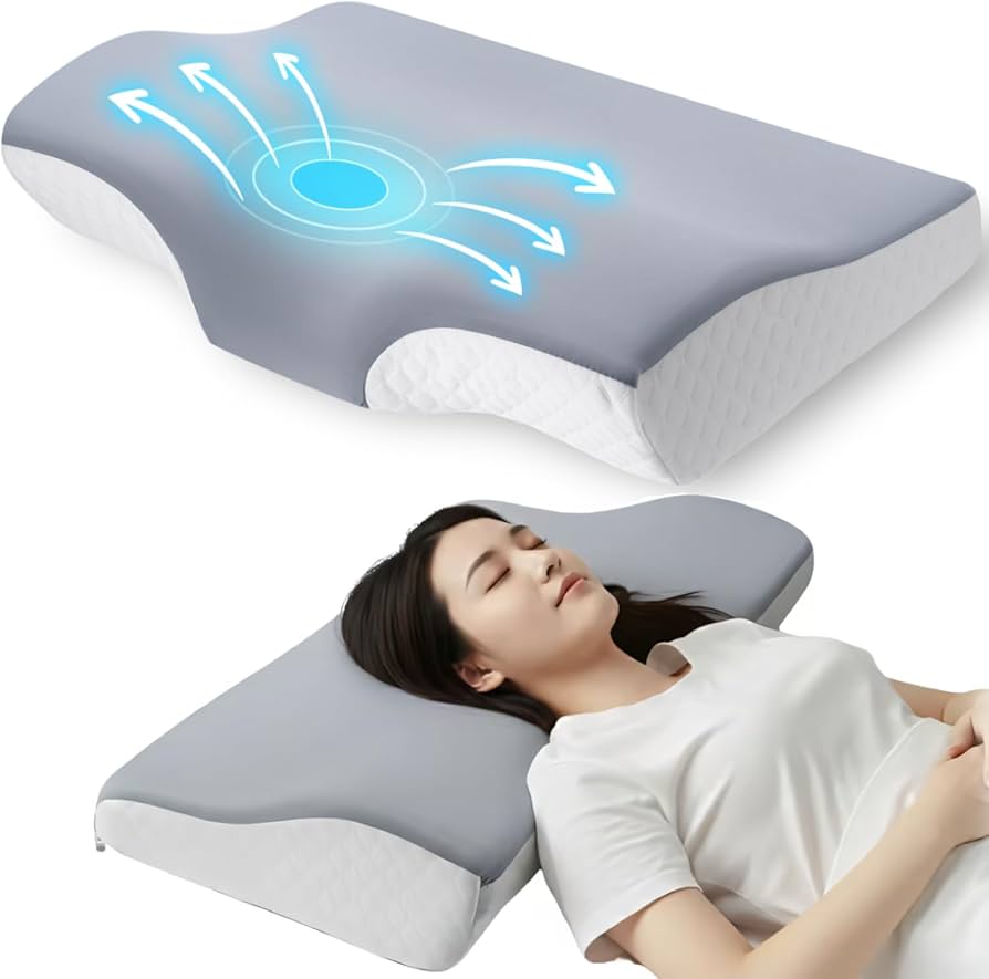 Amazon｜枕 首が痛くならない 【肩圧分散設計・中央低両側高 高低差