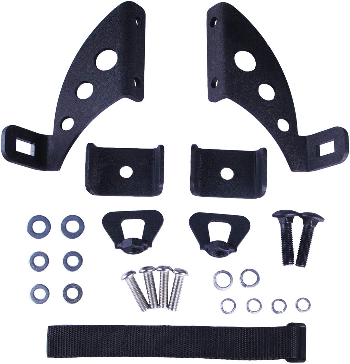 Omotor Hi Lift Jack Mount Hood Hinge/Door Hinge Bracket for Jeep Wrangler JK 2007-2018,Jeep Wrangler JL 2018-2021