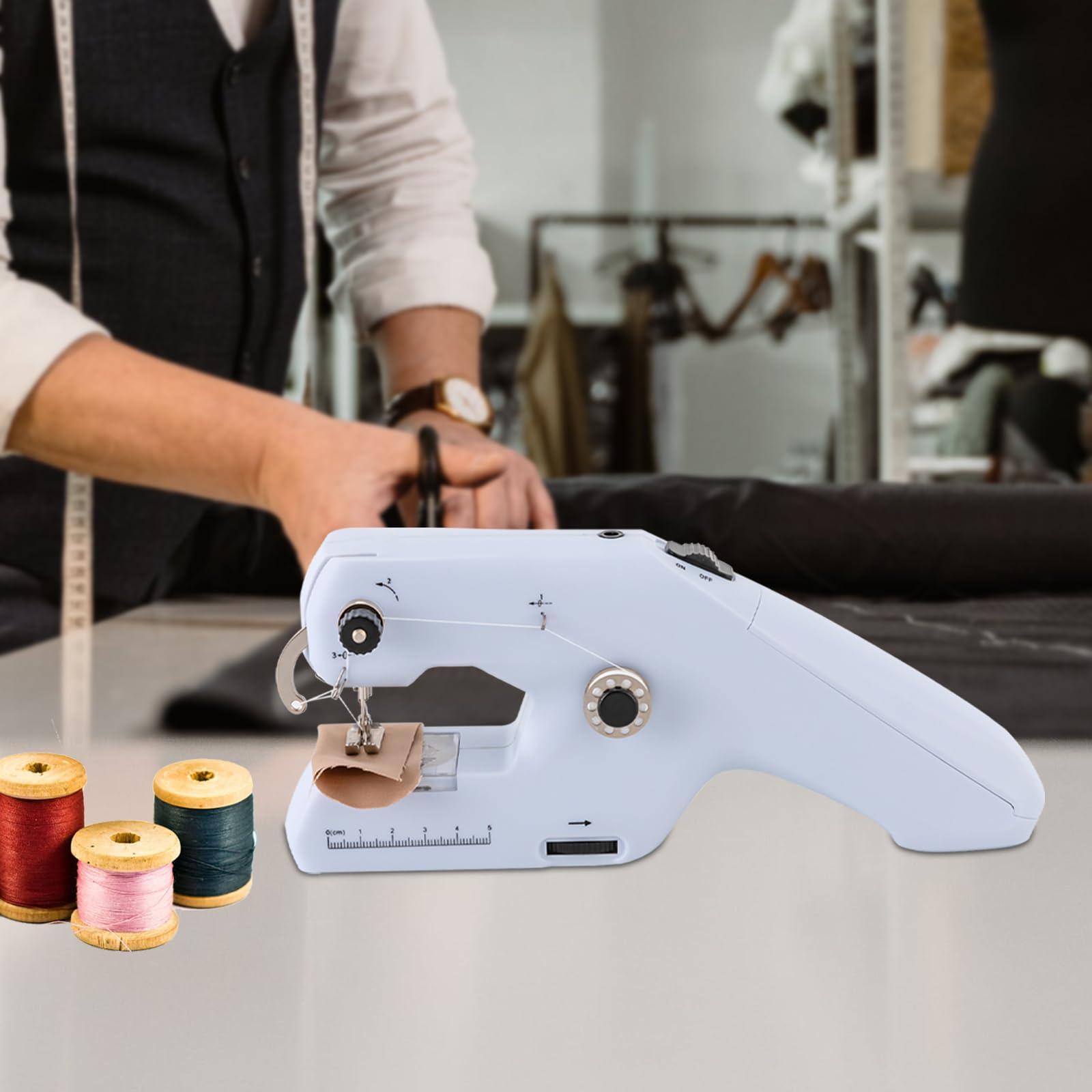 Jocca - Machine à Coudre Légère Et Portable | Double Aiguille, Aiguille