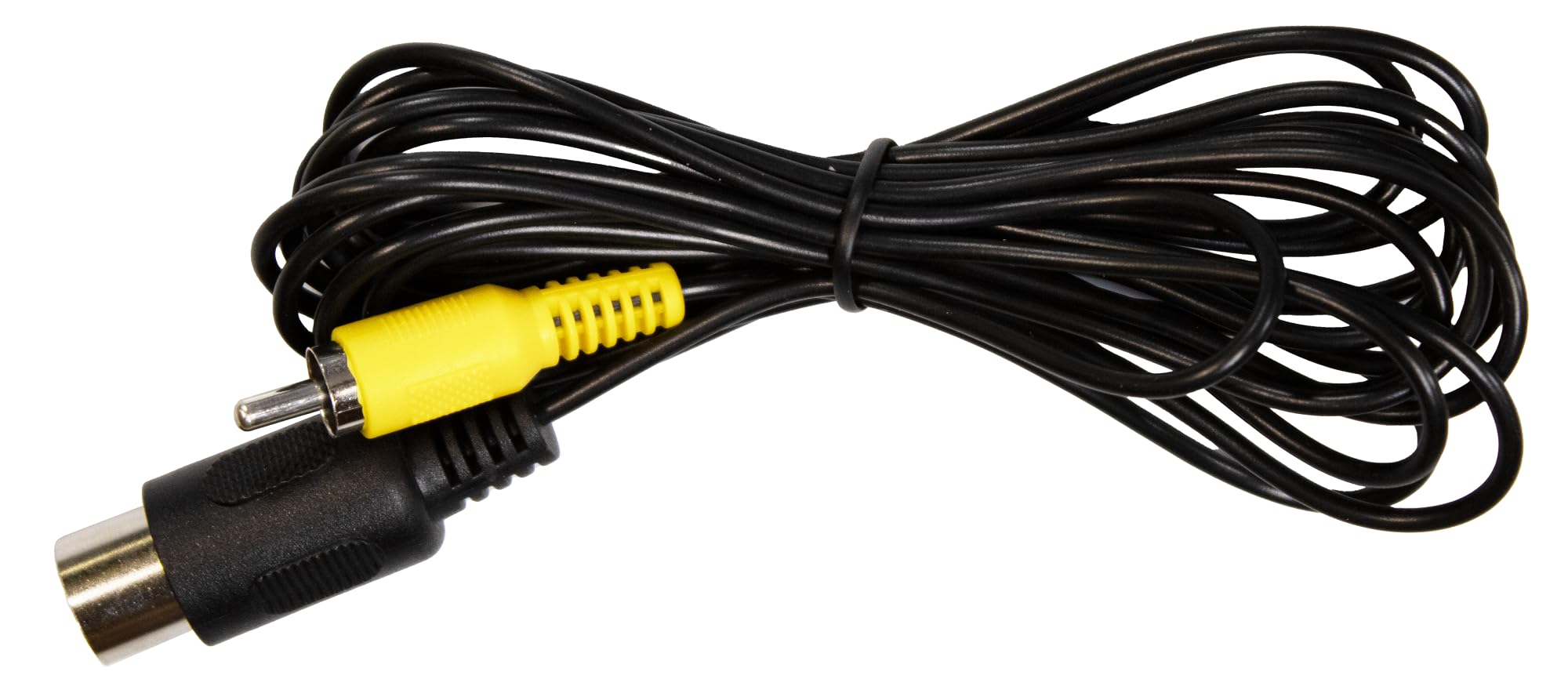 Gringo Gadgets Video/Monitor/TV Cable for TRS-80 Model 1, 5-Pin DIN to RCA, Connects TRS-80 Model I to Any TV/Monitor with RCA (Composite Video) Input