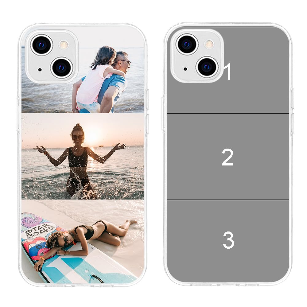 MXCUSTOM Custom Phone Case for Apple iPhone 15 Plus, Customized Personalized with Photo Image Text Picture Design Make Your Own Phone Cases Cover [