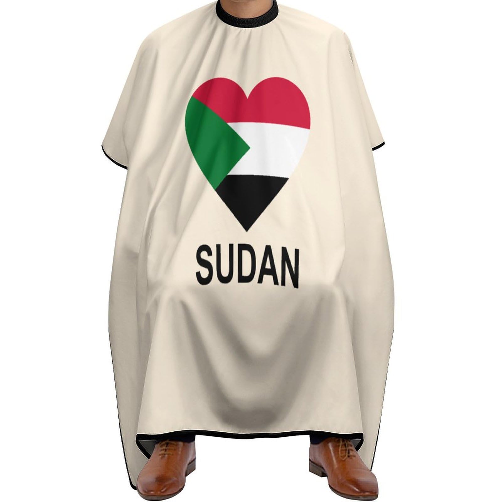 Love Sudan Hair Cutting Cape for Men Women Waterproof Barber Cape Adjustable Salon Haircut Capes