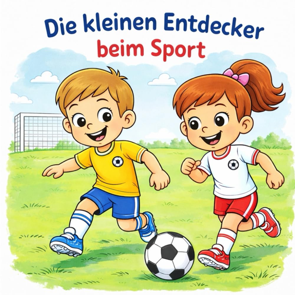 Die kleinen Entdecker: Beim Sport - Ein Malbuch für Kinder
