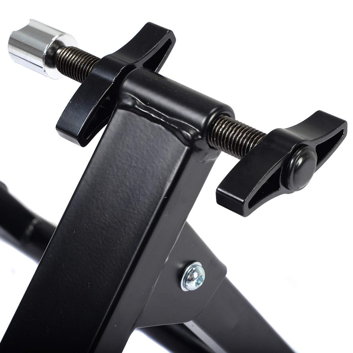 COSTWAY Rullo per Allenamento Bici, Addestramento Bicicletta a Casa, Pieghevole e Regolabile, Carica Max 150kg, Nero