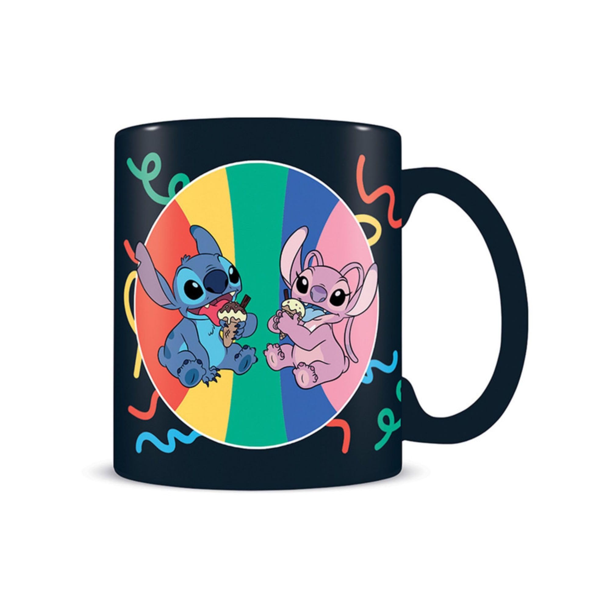 Disney Lilo and Stitch You're My Fave 11oz Ceramic Coffee Mug, Coaster and Keyring Gift Box in Presentation Box