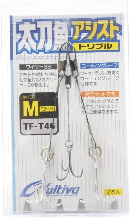 Owner 11645 TF-T46 Thick Sword Fish Assist Triple, M