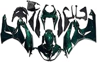 Vista 12 de Carenado negro brillante para Kawasaki Ninja 2009-2012 ZX6R 636 ZX-6R inyección ABS plásticos posventa carrocería 2010 2011 09 10 11 12