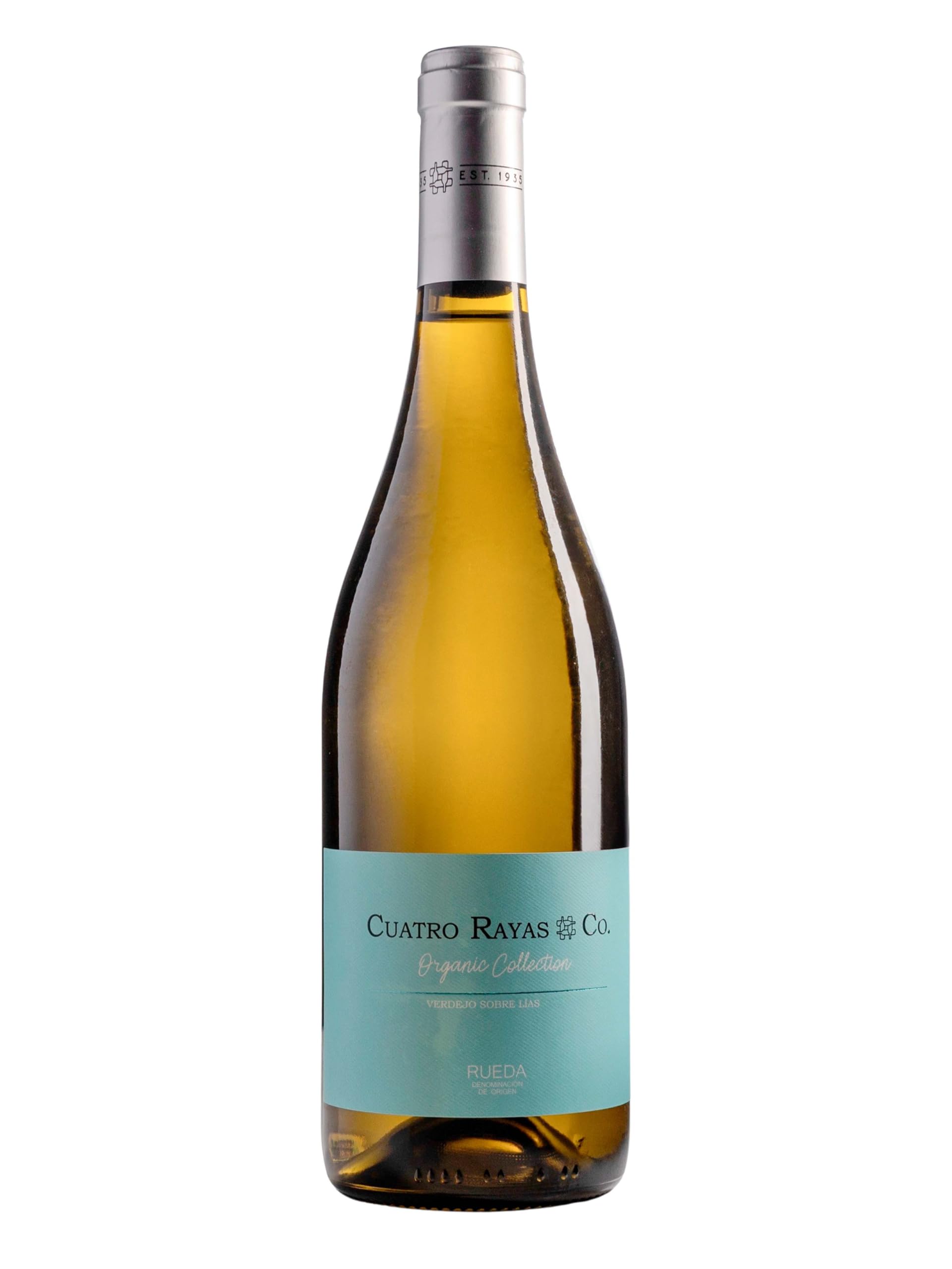 Cuatro Rayas Organic Collection Verdejo DO Rueda (6 Botellas x 750ml) | Vino blanco ecológico