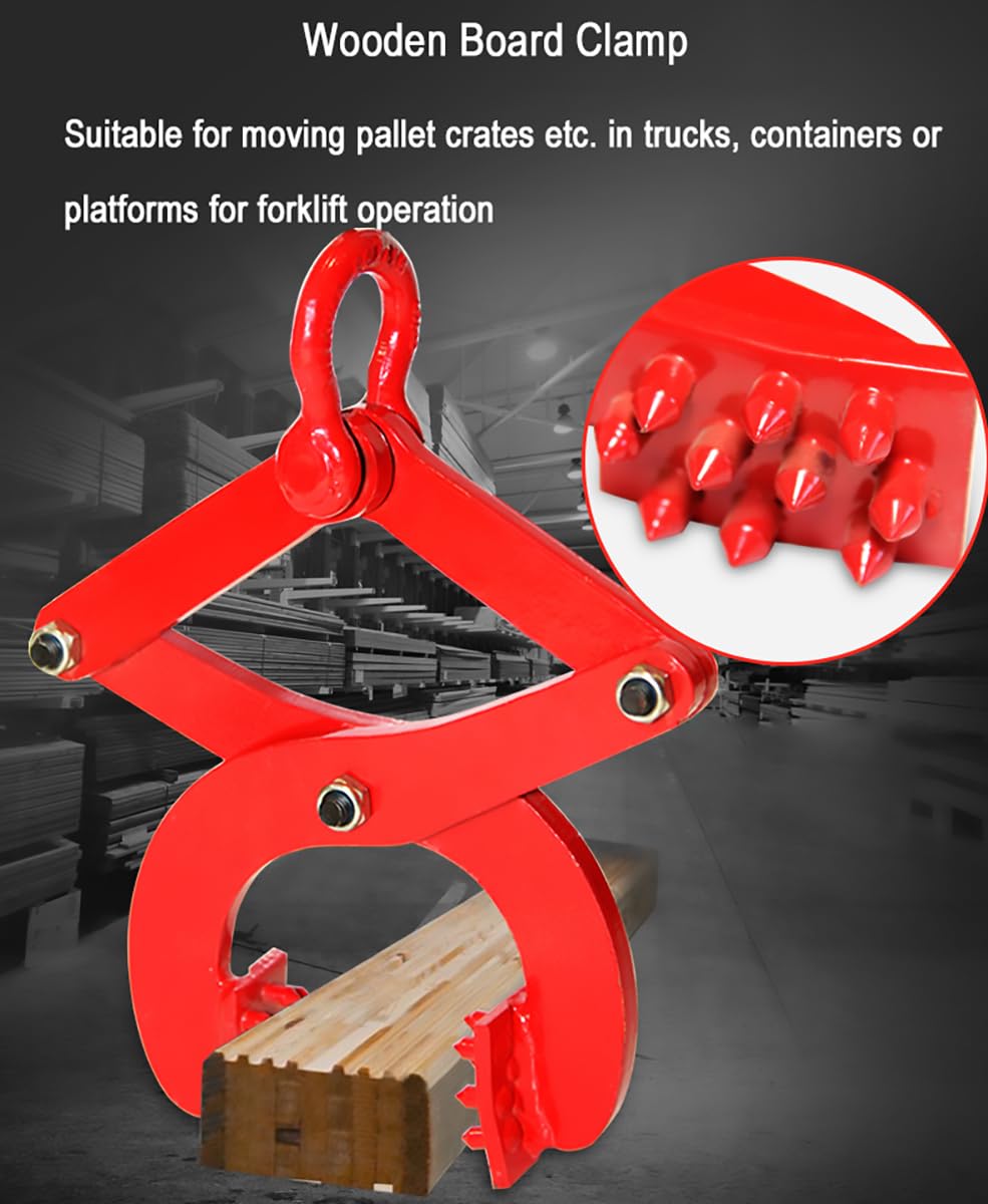 Mercini per Pallet Pesanti per i Pallet di tiro, Pinza per Pulsante di Pallet di Staffa, Trattore per Le Legno per Contenitore per Camion, contenitori o Casse di Pallet in Movimento, ECC.