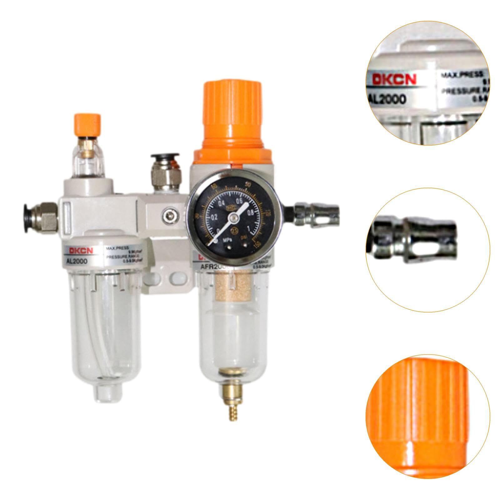 Separador de Aceite Y Agua AL2000, Lubricador Neumático de Fuente de Aire, Tubería Automática