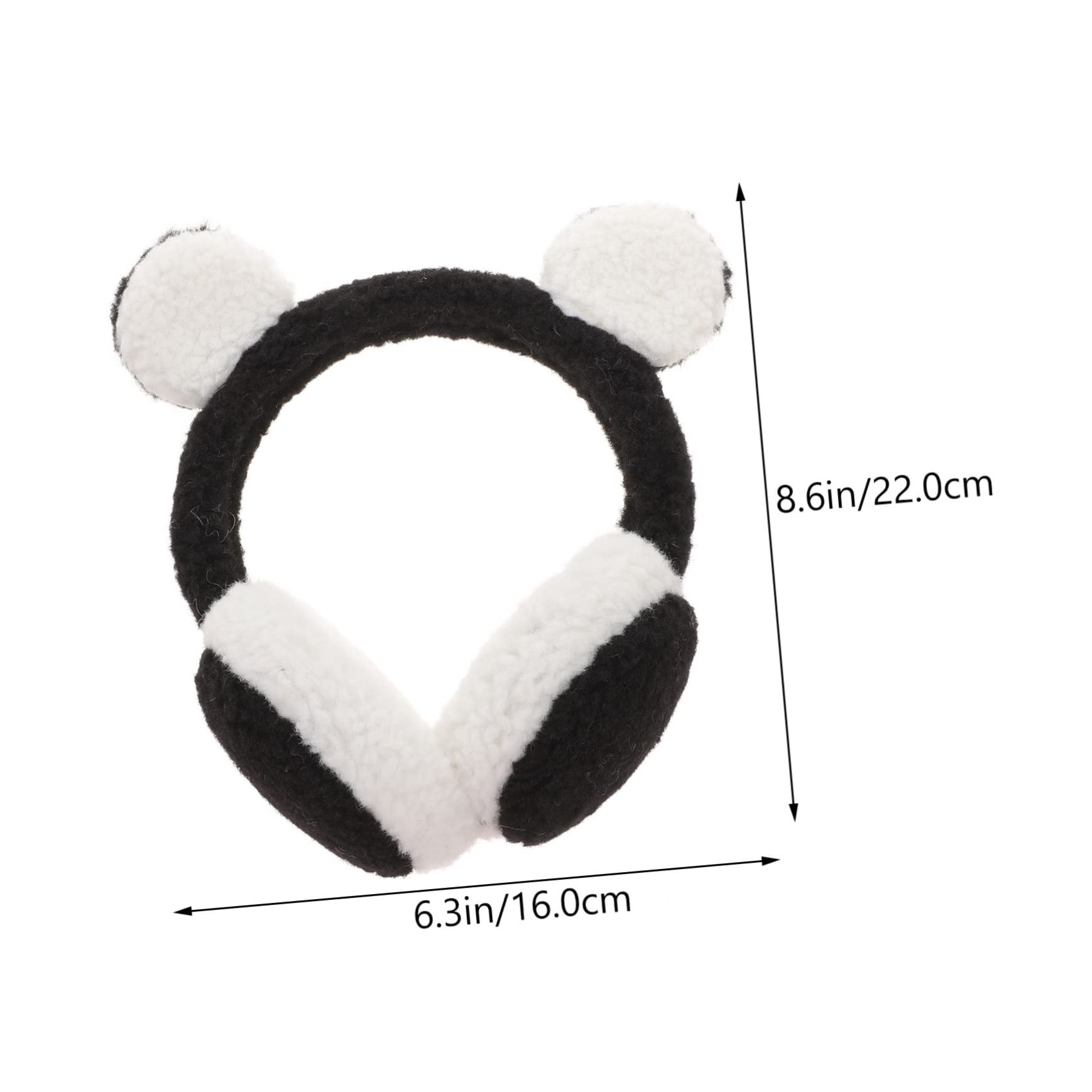 WOFASHPURET Plush Girl Earmuff Warm Ear Cover Winter Girl Earmuff Plush Headband Warm Cover
