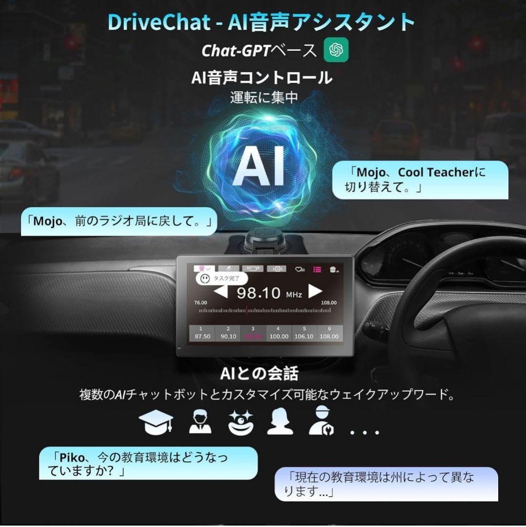 ATOTO ポータブルカーステレオ 7インチ P907PR-S2 Androidナビ