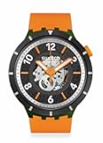 Big Bold Bioceramic Unisex Watch Casual Plastic Orange Automatic Waterproof Fall-Iage
