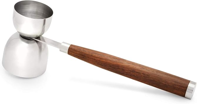 Viski Admiral Wood Handled Jigger, Multicolor