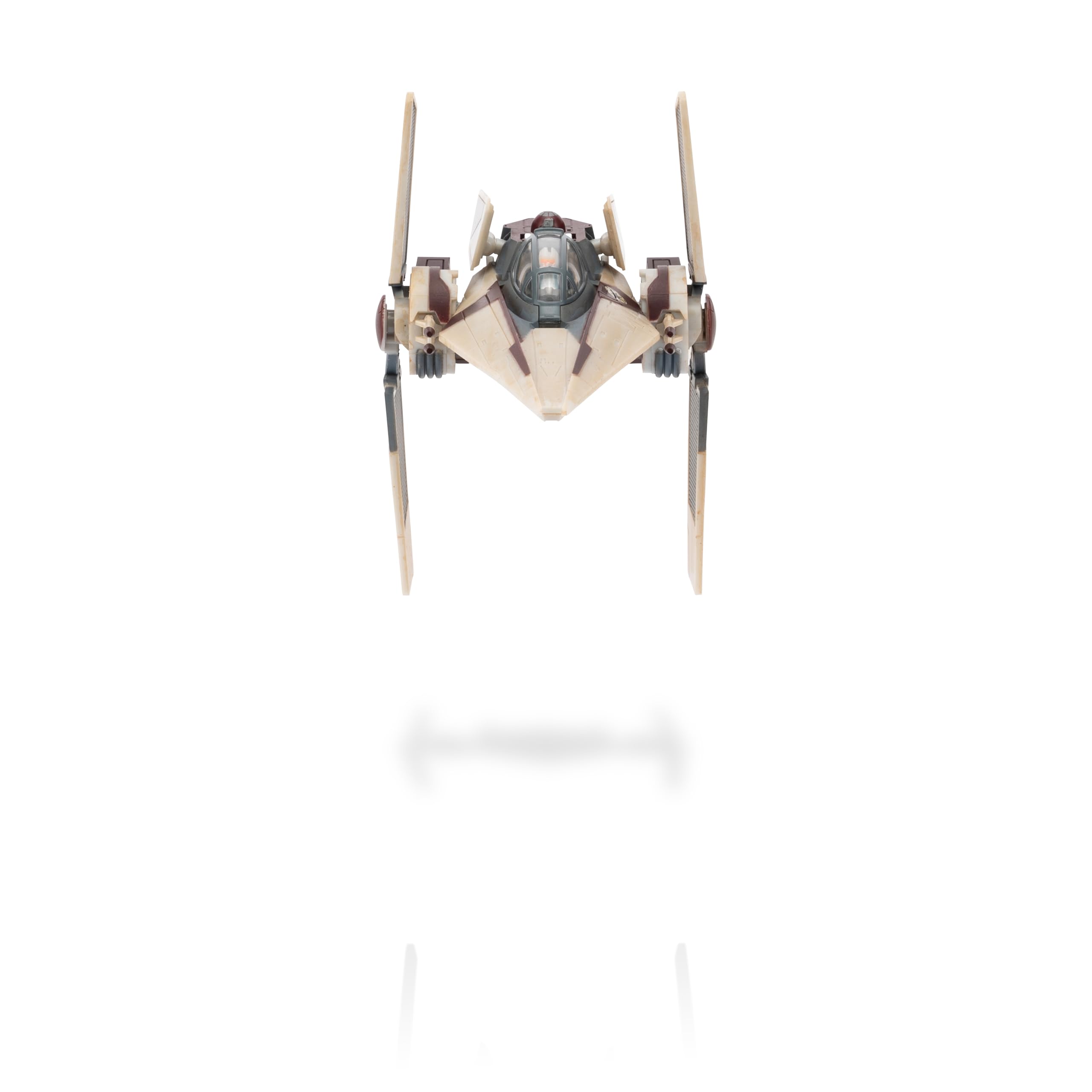Jazwares Star Wars Micro Galaxy Squadron V-Wing Starfighter (Armada Edition) - Veicolo da 7,6 cm con ali del radiatore più due accessori per micro figure da 2,5 cm