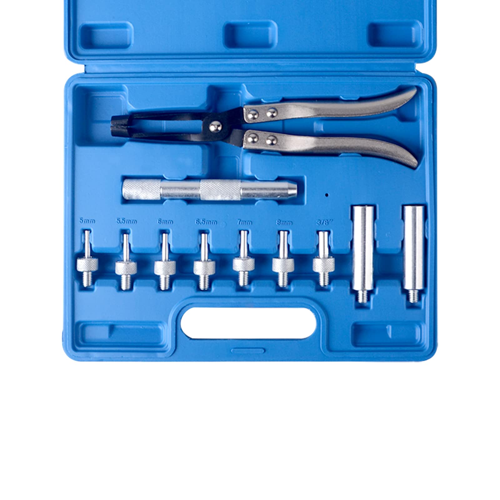 Dayuan Blue 11Pcs Valve Stem Seal Remover And Installer Removal Extractor Installer Plier Tool Kit