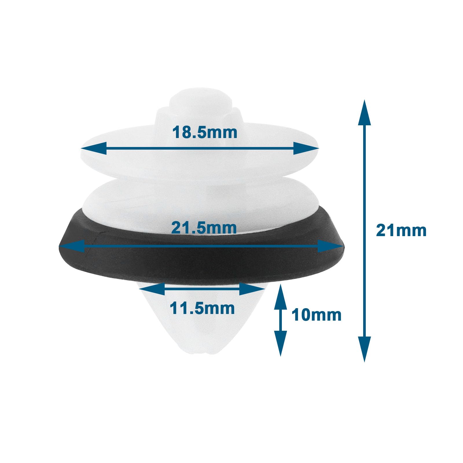 25 Clip Per Pannelli Portiere Audi – Ricambio Compatibile A8, A6, A4, A1, A3