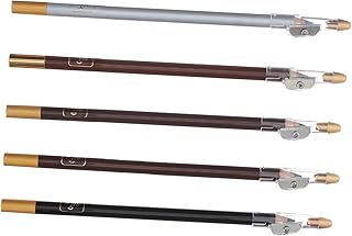 5 lápices portátiles de madera para cejas, he...