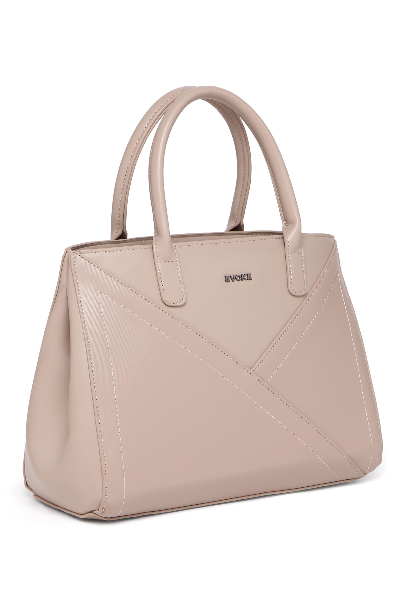 EVOKE RIO Vegan Leather Handbag 277 for Women with crossbody strap | with Multiple Compartments | Stylish and Spacious for Everyday Use (Apricot) 1