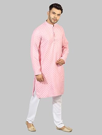 Uri and MacKenzie Mens Casual Cotton Blend Kurta Pajama Set for Men