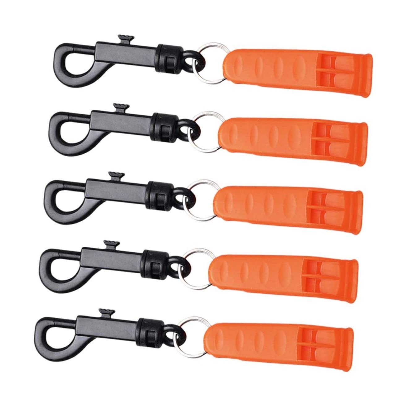 TOYANDONA Silbato De Emergencia Cámping Senderismo Supervivencia Silbato De Supervivencia Silbar Partidos Silbato De Senderismo Silbato De Seguridad Orange El Plastico
