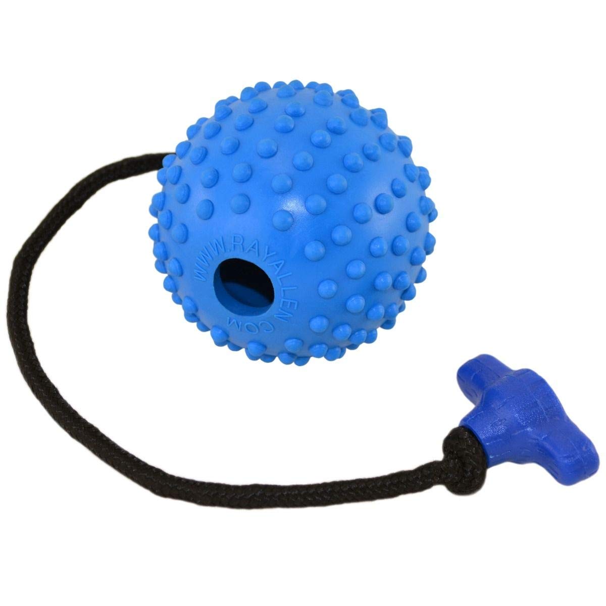 Ray Allen 3" Ball On Rope w/ Plastic T-Handle (Blue)
