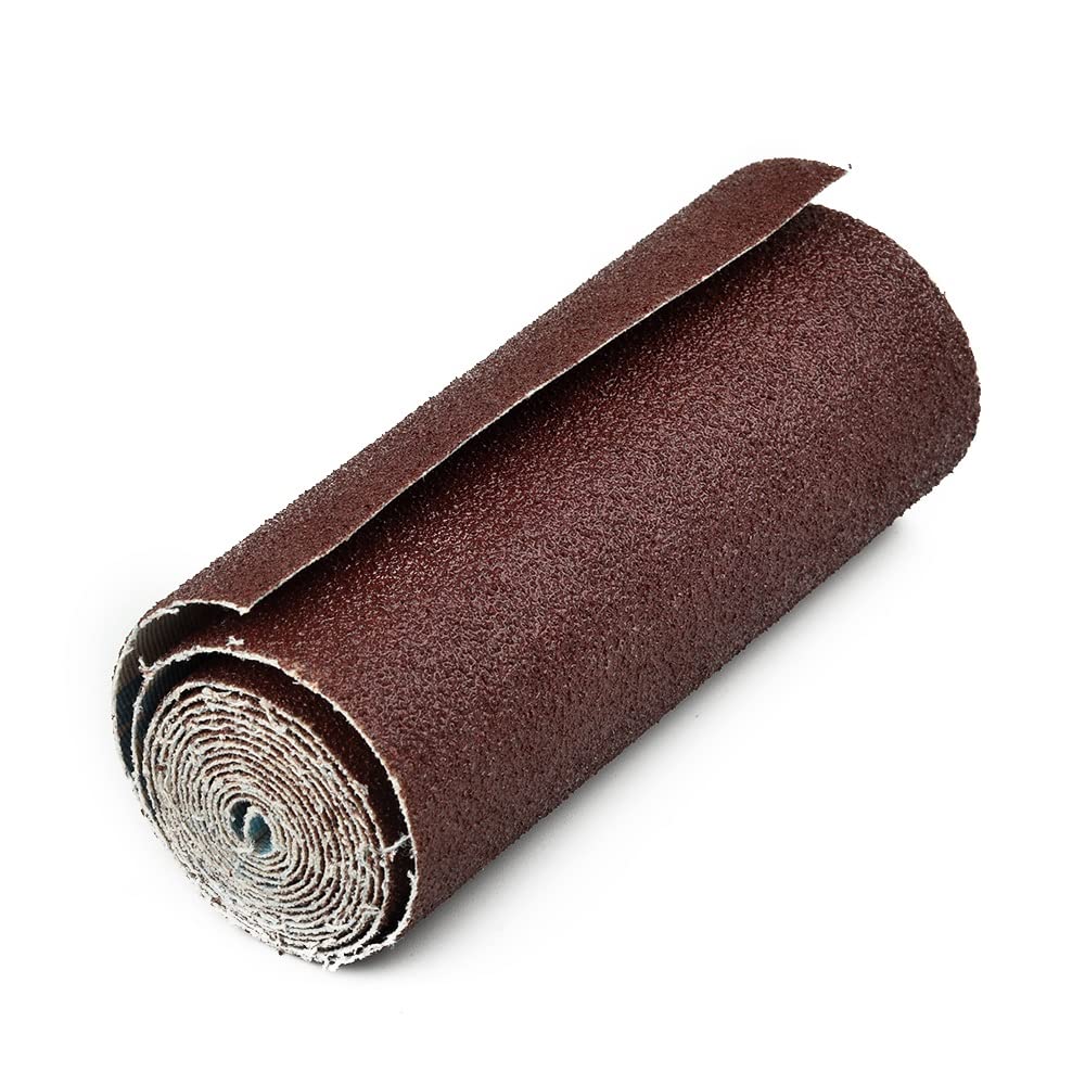 Belt Sander Paper,1 Meter Sandpaper Roll - 80-600 Grit Emery Cloth for Woodworking, Grinding & Polishing(80grit)