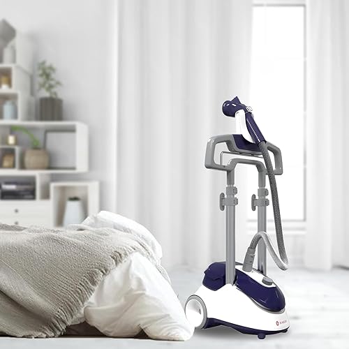 Miniatura 4 de SINGER  SteamWorks Pro 2.0 1500W - Vaporizador de ropa, 4 ajustes de calor, punta OnPoint vaporiza zonas de difícil acceso, vapor constante durante