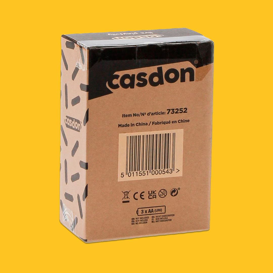 Casdon Dyson 73252 - Set di asciugacapelli Giocattolo interattivo per Bambini dai 3 Anni in su, Sembra e Funziona Come la Cosa Reale, Grigio, Taglia Unica