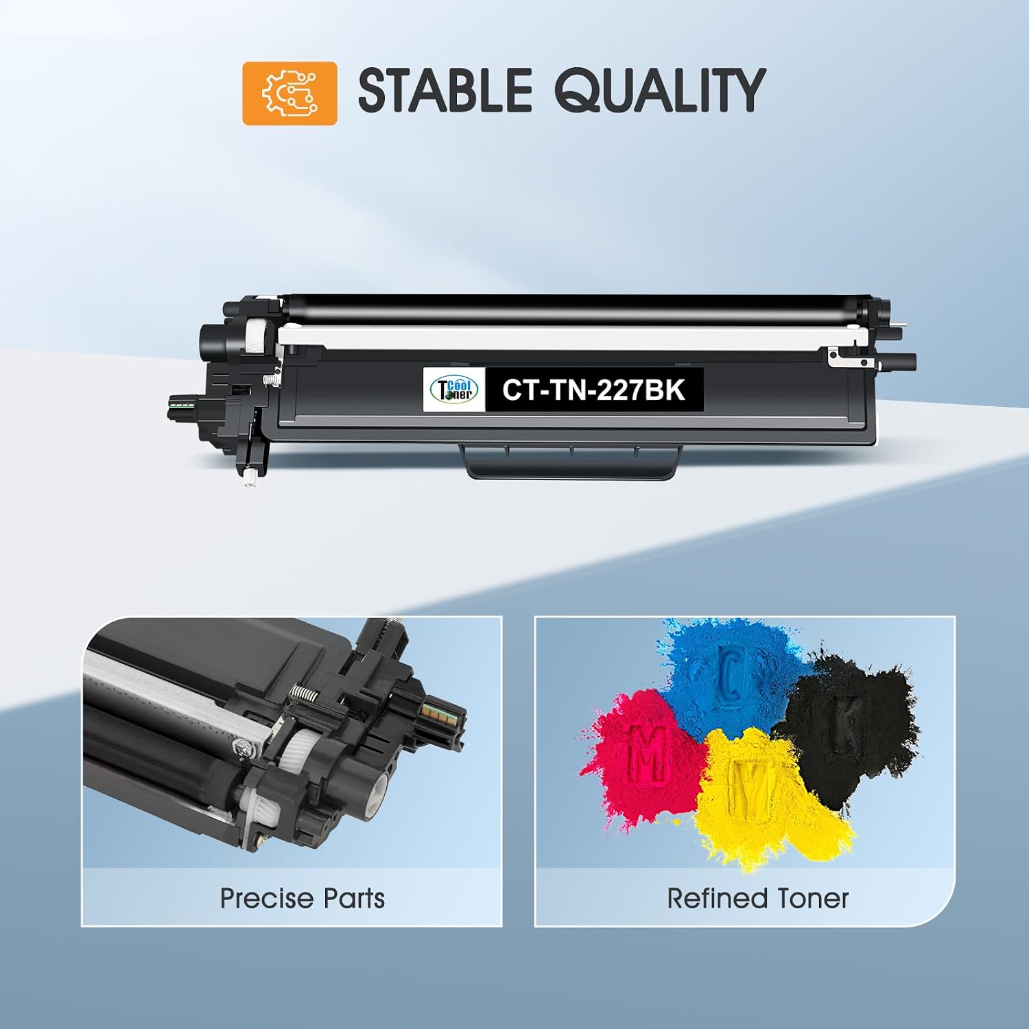 TN227 TN-227BK/C/M/Y High Yield Toner Cartridge 4 Pack TN-227 TN 227 223 image 4