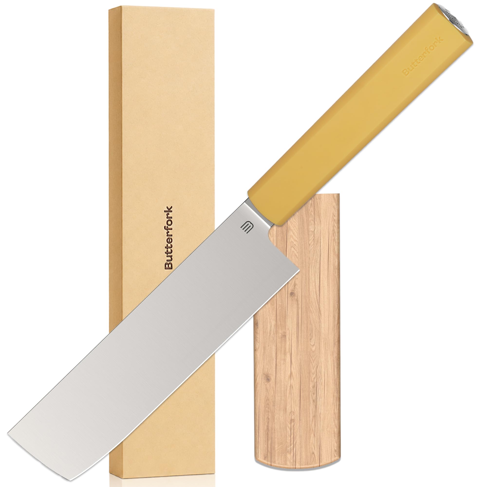 8 Inch Chef Knife, Kitchen Knife with AR-RPM9 Steel & Ergonomic ABS Handle — Amazon image 12