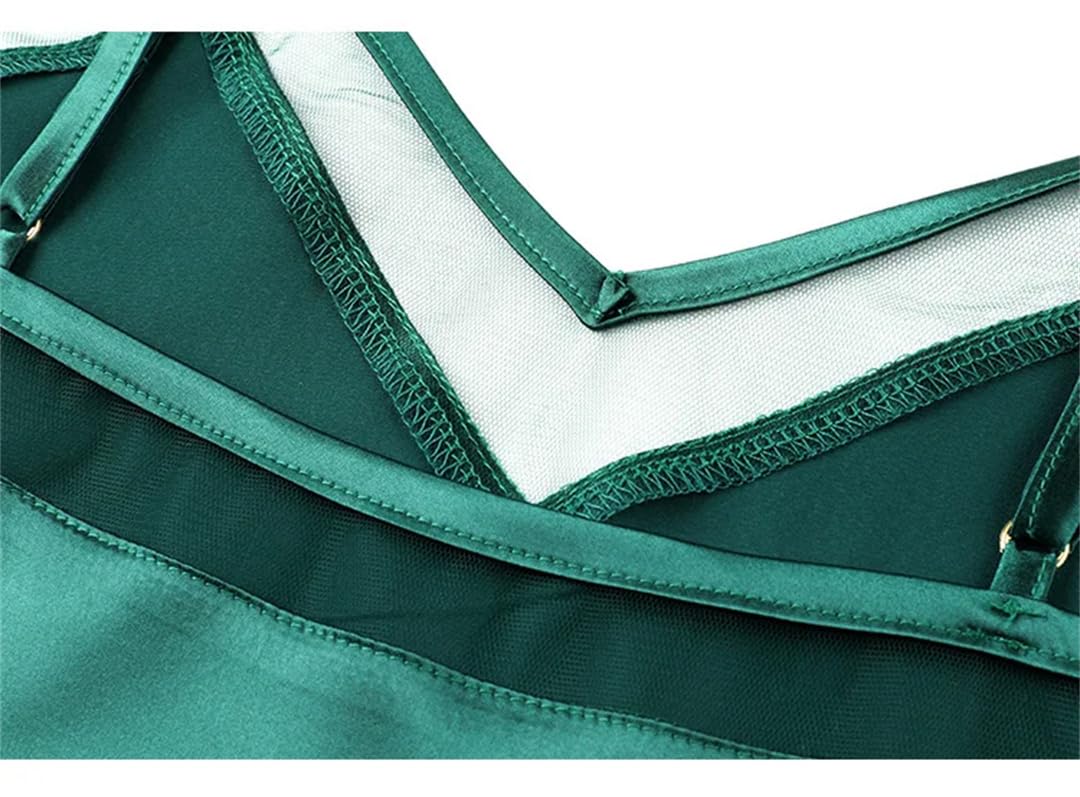 Top estivo da donna in raso corto con scollo a V sottile in seta tinta unita senza schienale