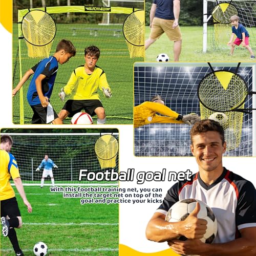 Cible de foot facile à installer WiDream filet cible de but de football anti corvée - 5