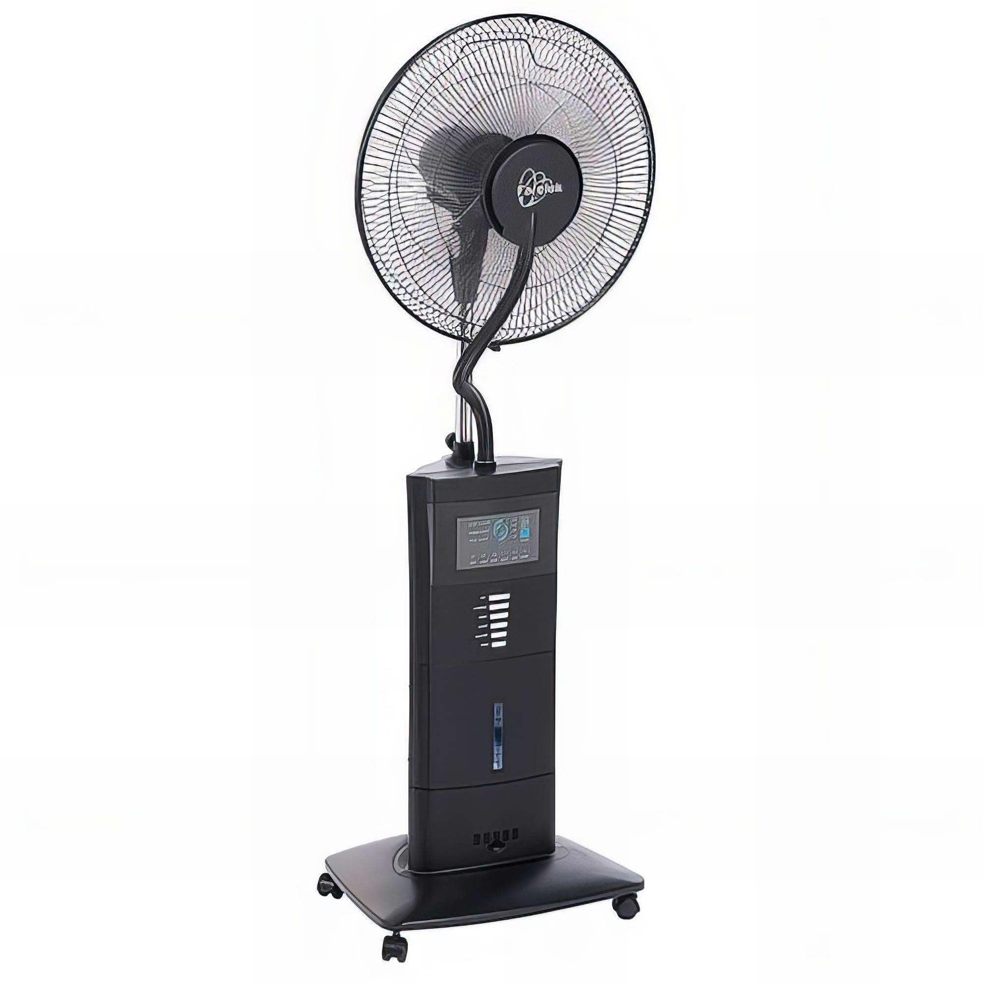Ventilateur brumisateur noir 100W 400mm Yellowstone avec télécommande