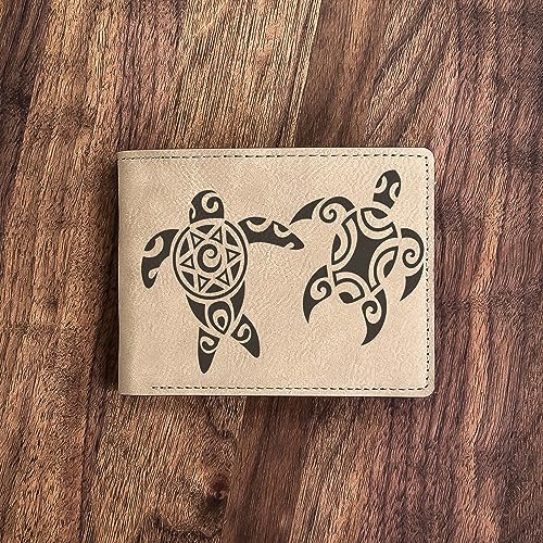 Hawaii Turtle Leather Wallet: Unique Island Design Gift - Perfect for Mom, Dad, Friend, Sister on Christmas, Birthday, Vacations3