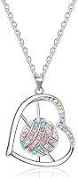 FJHAIY Crochet Necklace for Women - Knitting Pendant Jewelry, Ideal Crochet Gifts & Accessories for Enthusiasts