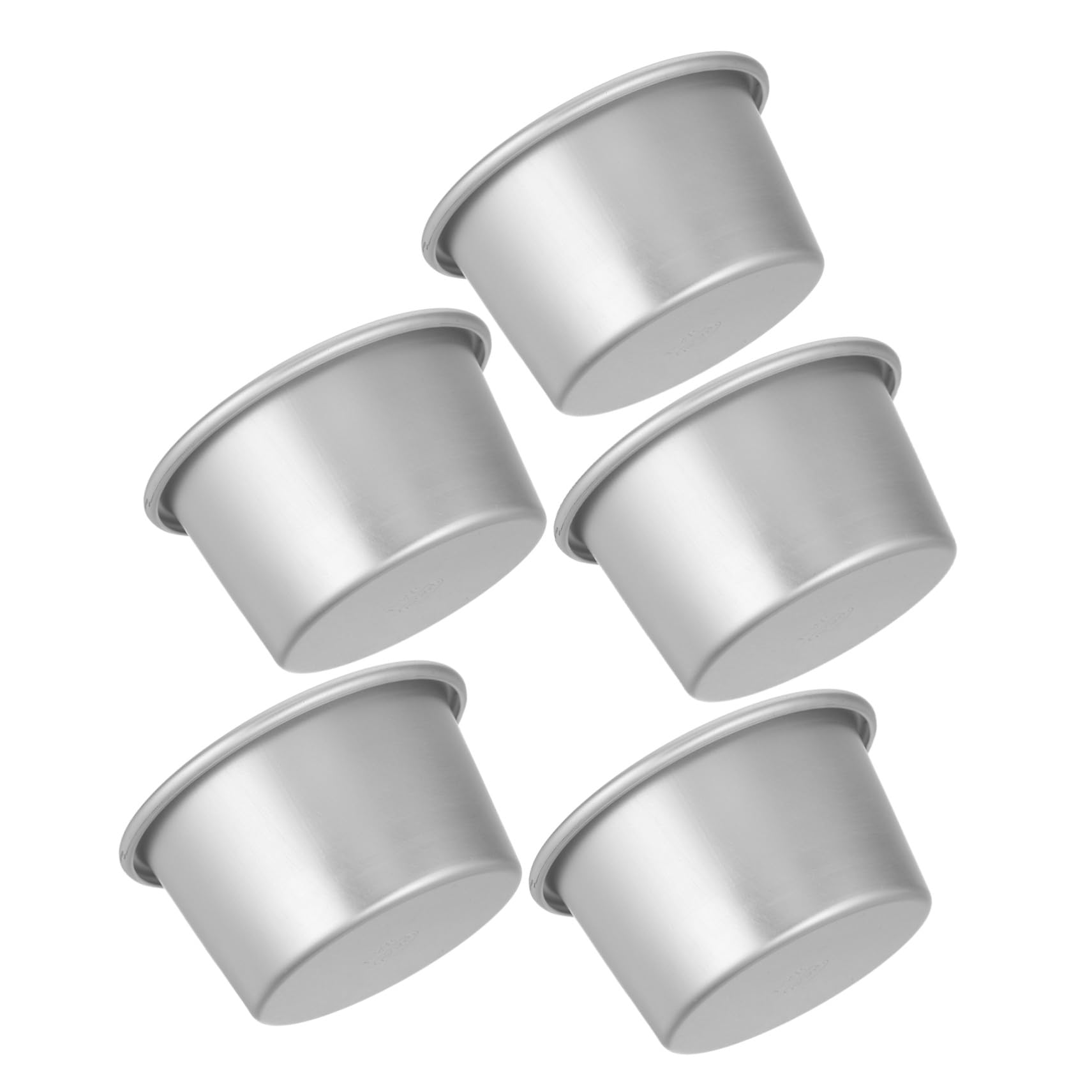 ABOOFAN 20 Pièces Moule à gâteau en aluminium moules à pâtisserie en métal tasses à cupcakes manche alliage d'aluminium