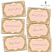 Will You Be My? - 20 Gold Pink Wedding Labels for Mini Champagne Bottle & Gift Box - Bridesmaid, Maid & Matron of Honor Proposal Gift- Engagement Party- Bridal Shower- Flower Girl - Ring bearer