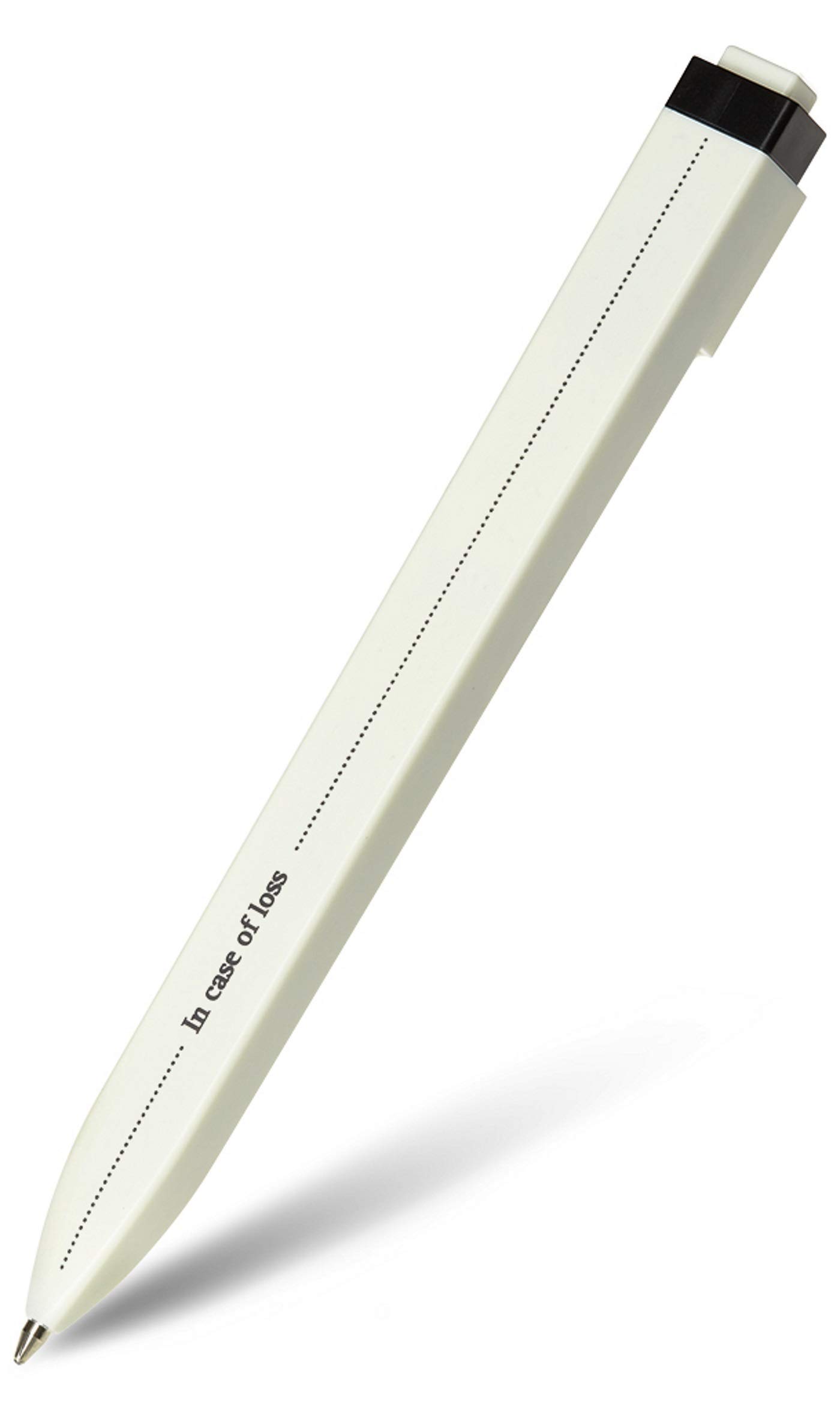 Moleskine Go Pen Penna A Sfera Retrattile - Design Compatto, Corpo ABS, Punta 1.0mm Inchiostro Nero