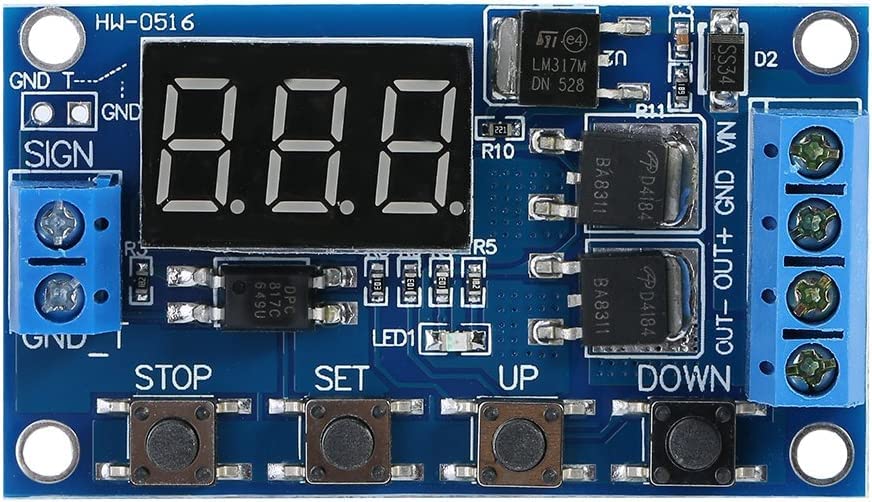 Shockley DC 5V-36V Timer Module Trigger Cycle Delay Timer Switch Turn On/Off Dual mosfet Relay Module with LED Display (Pack of 1) (B0BSF33F9H) Amazon Price History, Amazon Price Tracker